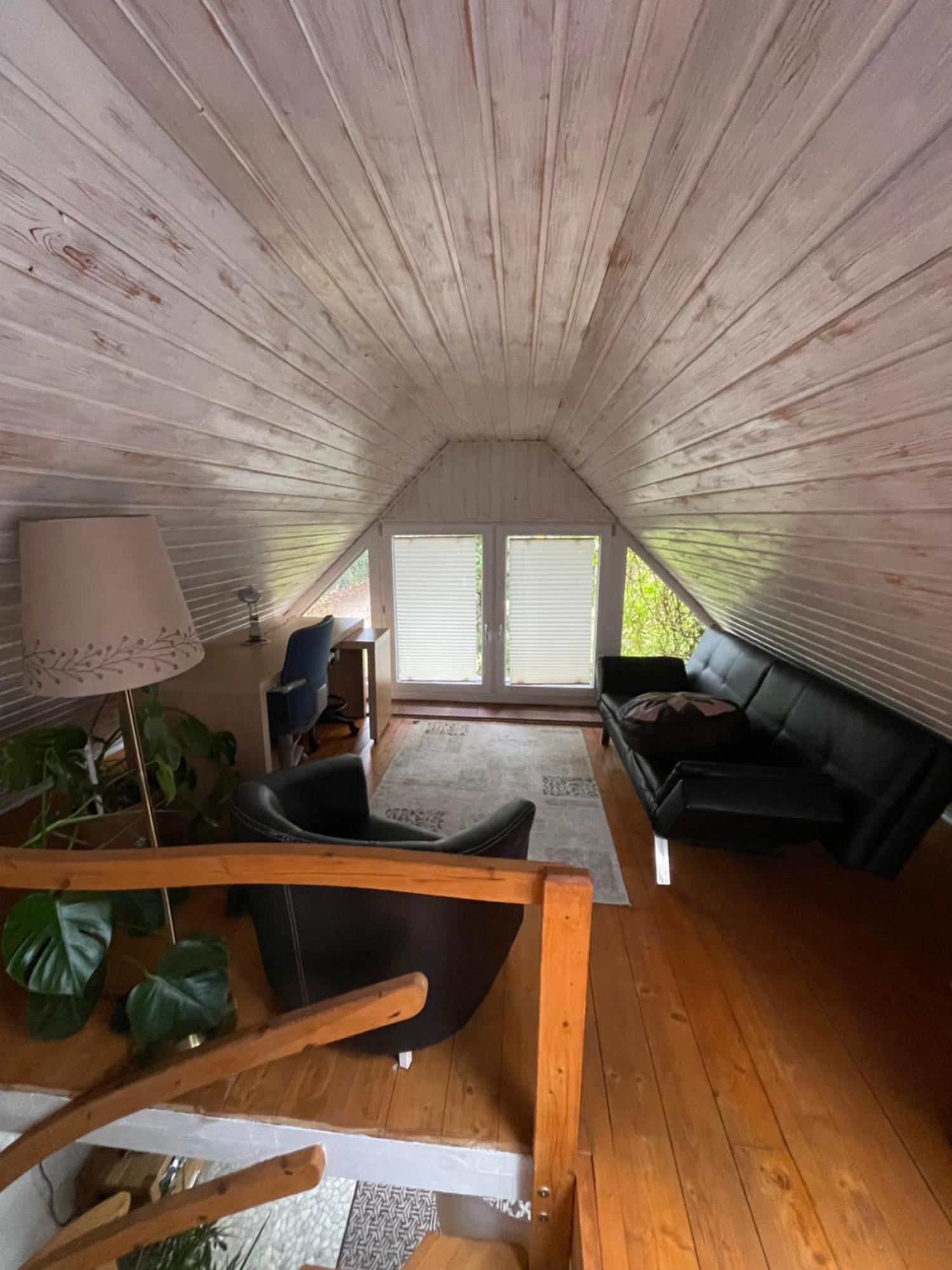 Waldhaus Bei Berlin Appartement Eggersdorf  Buitenkant foto