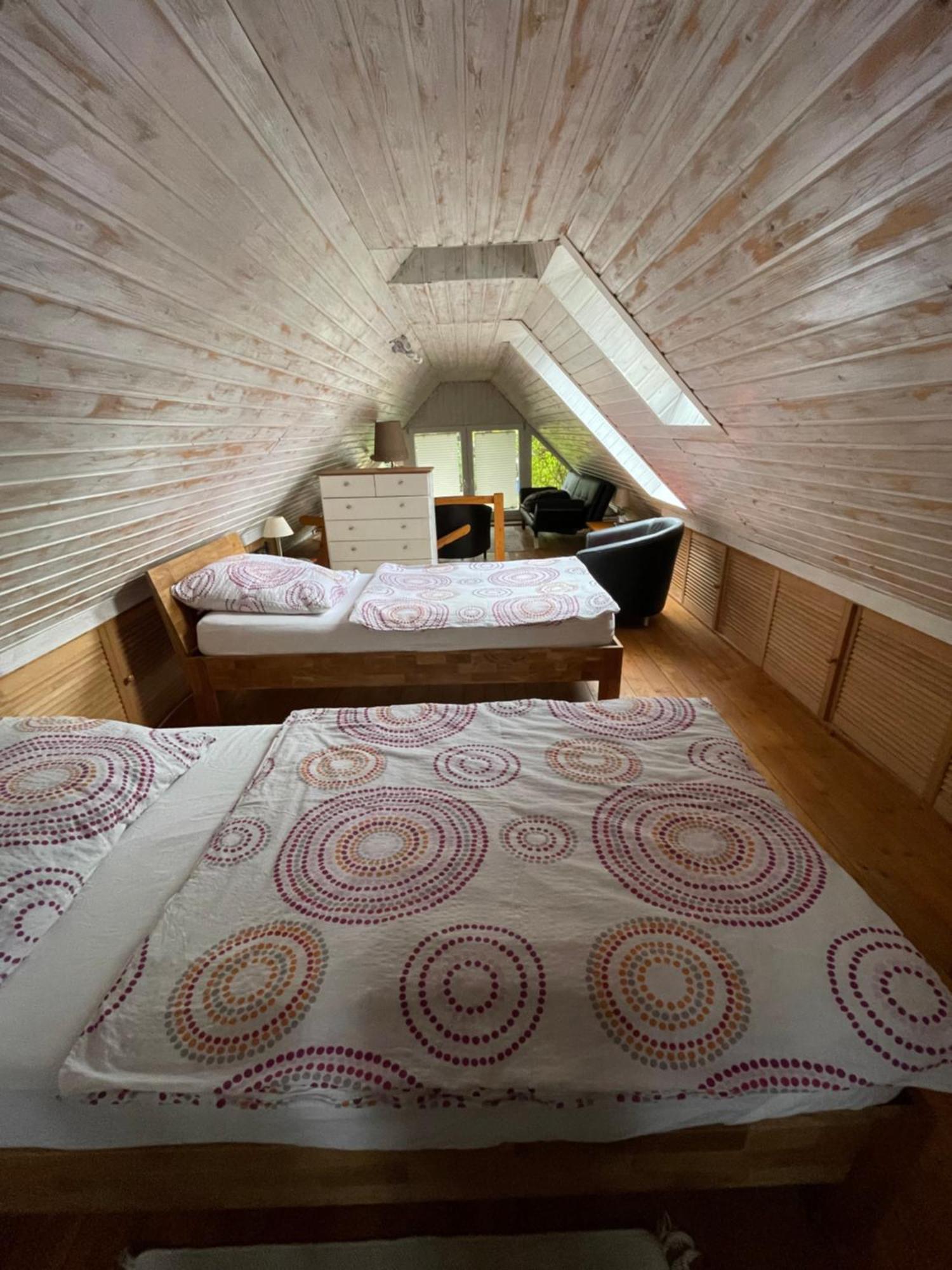 Waldhaus Bei Berlin Appartement Eggersdorf  Buitenkant foto